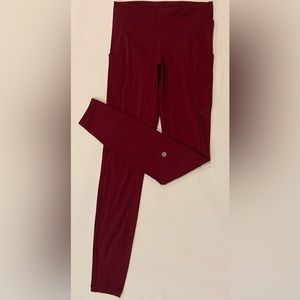 Speed up mid rise tight 28” size 4 lululemon leggings